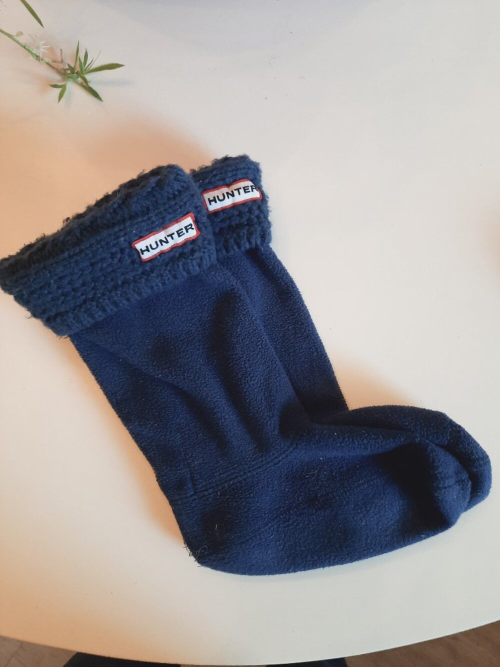 Hunter Big Kids Rubber Boot Sock Liners Fleece